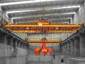 朝阳金麟铁精粉有限公司QZ5T-19.5米抓斗起重机